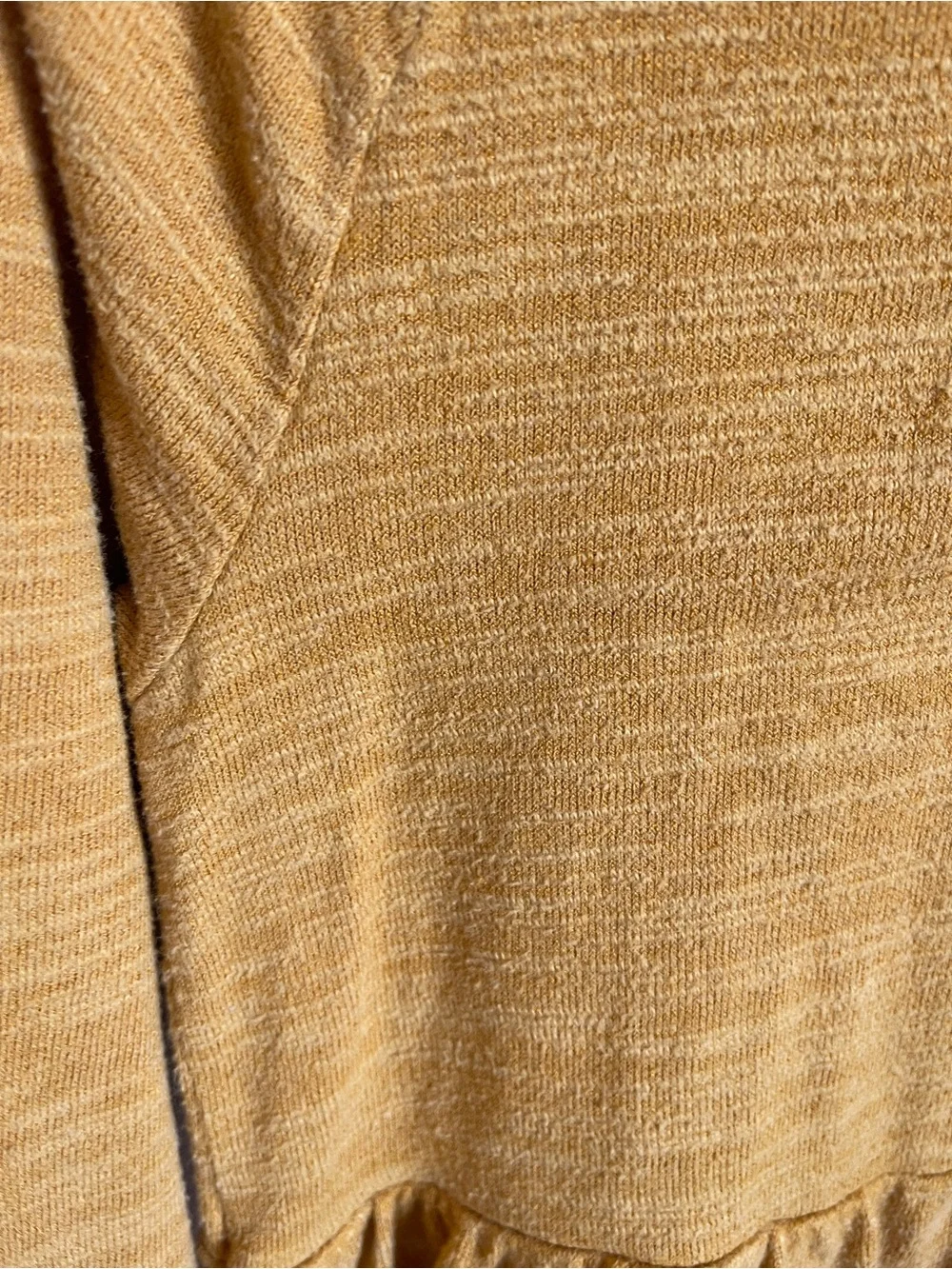 Old Navy Mustard Knit Long Sleeve Dress XS (5)